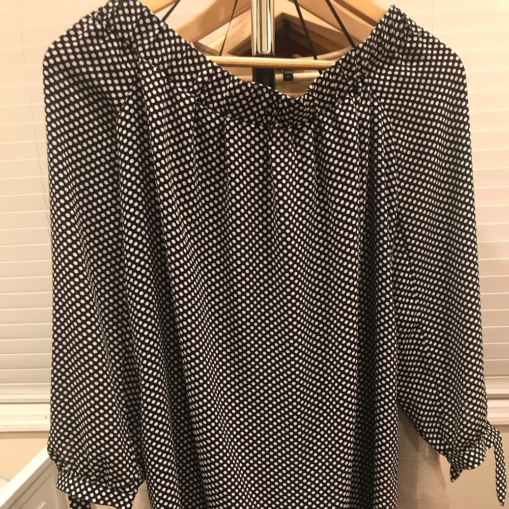Black and White Polka Dot Dress